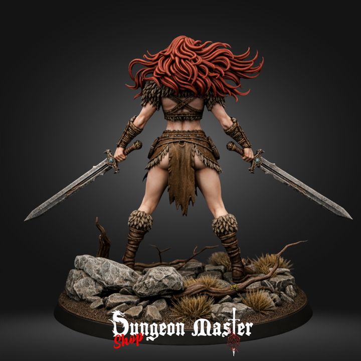 Barbarian The Wildblade Berserker official back view