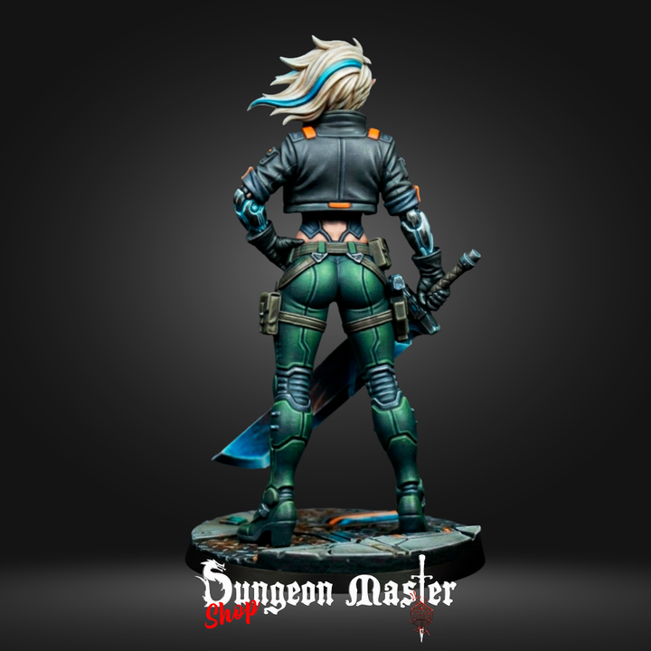 Elf Warrior The Future Vanguard official back view