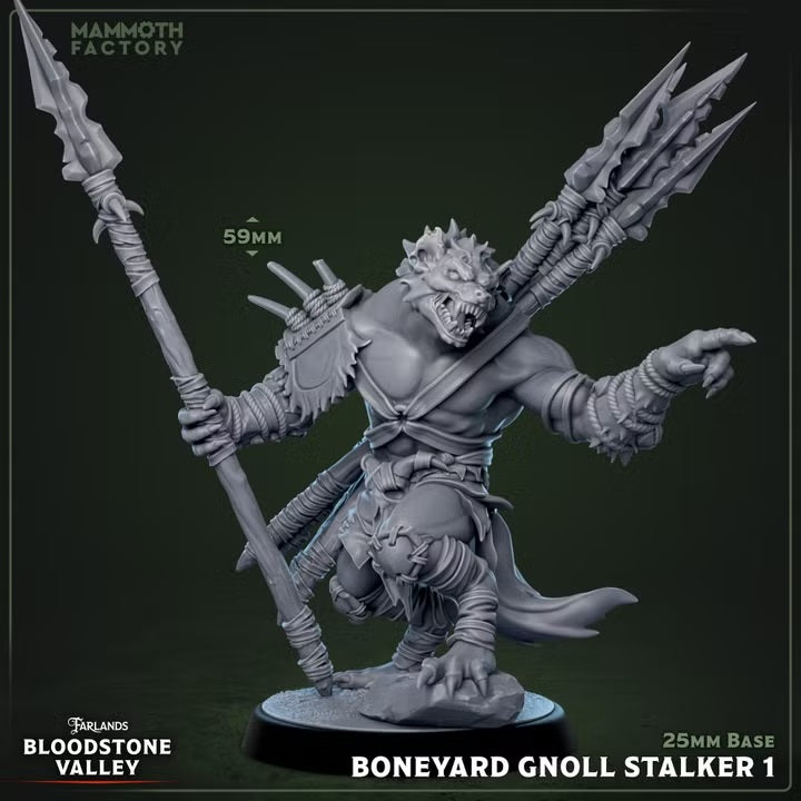 Boneyard Gnoll Stalkers — Bloodstone Valley — Mammoth Factory Games