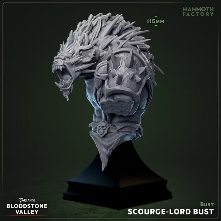 Scourge Lord Bust — Bloodstone Valley — Mammoth Factory Games