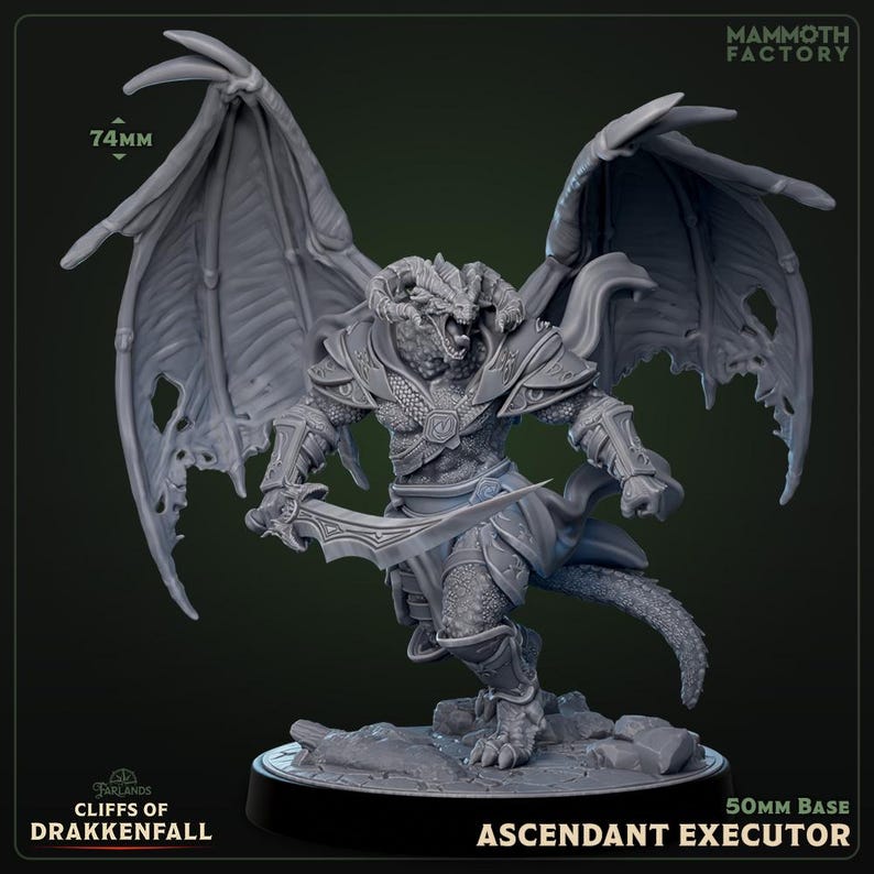 Ascendant Executor from Cliffs of Drakkenfall by Mammoth Factory Games