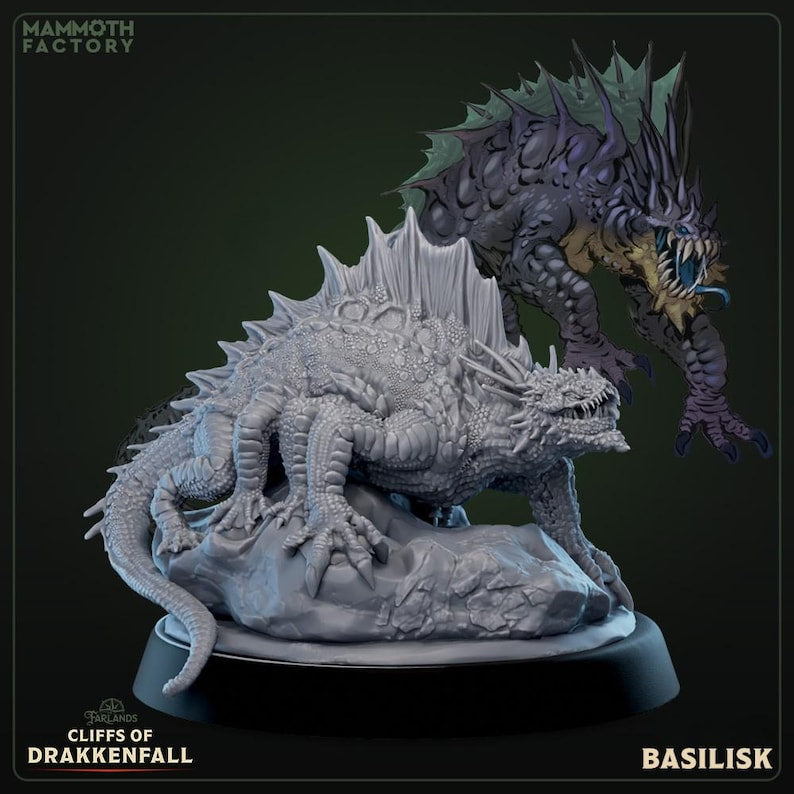 Basilisk from Cliffs of Drakkenfall by Mammoth Factory Games