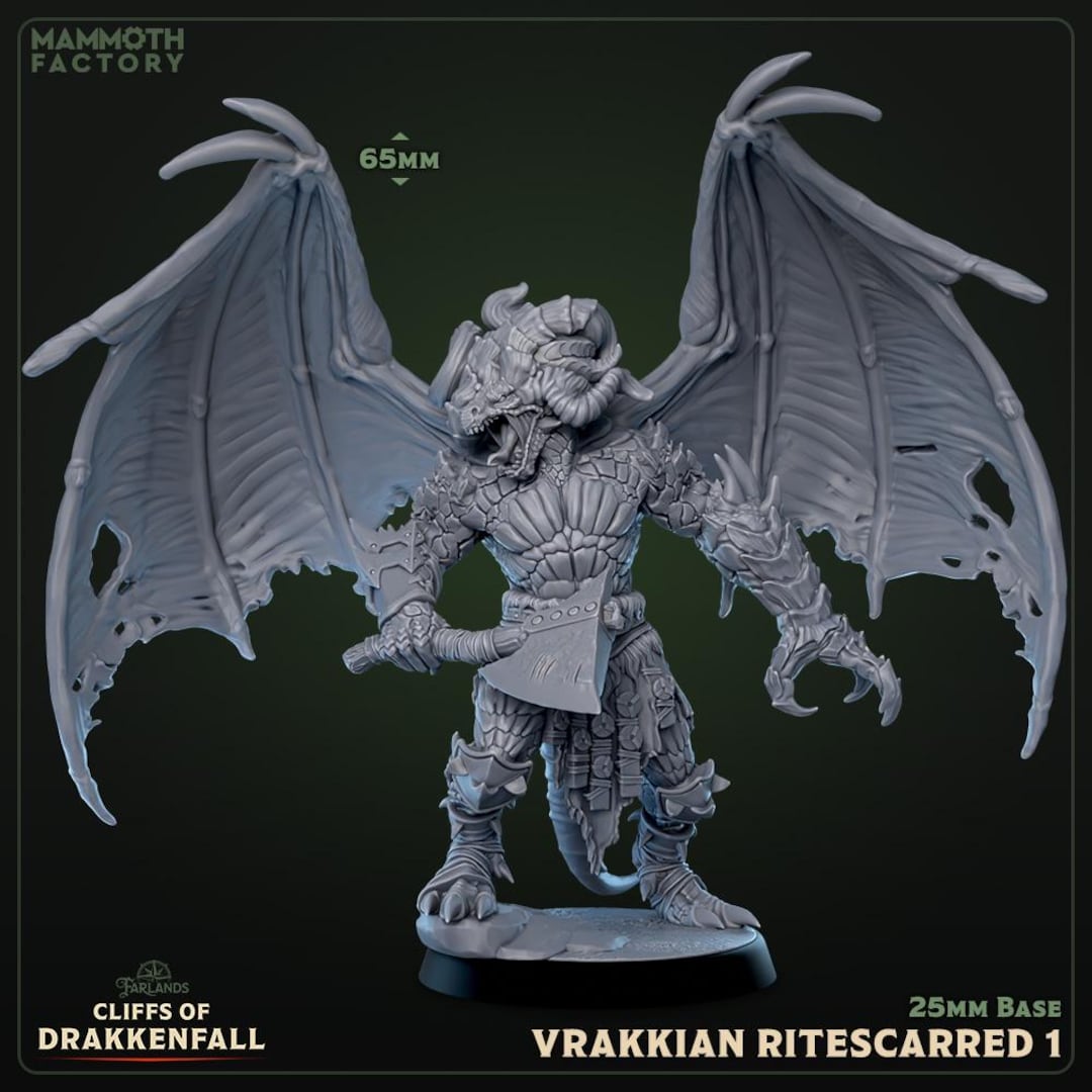 Vrakkian Ritescarred from Cliffs of Drakkenfall by Mammoth Factory Games