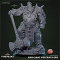 Fire Giant Volcano Lord — The Firepeaks — Mammoth Factory Games