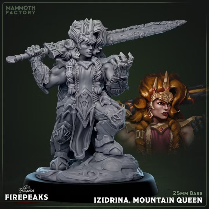 Izidrina, Mountain Queen — The Firepeaks — Mammoth Factory Games