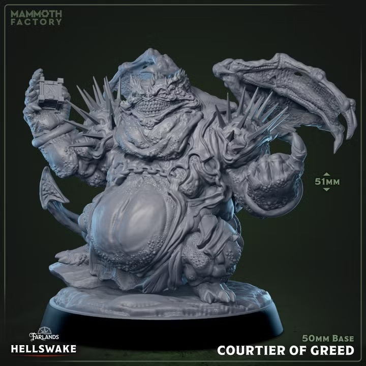 Courtier of Greed — Hellswake — Mammoth Factory Games