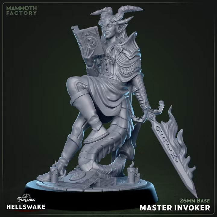 Idreleys, Master Invoker — Hellswake — Mammoth Factory Games