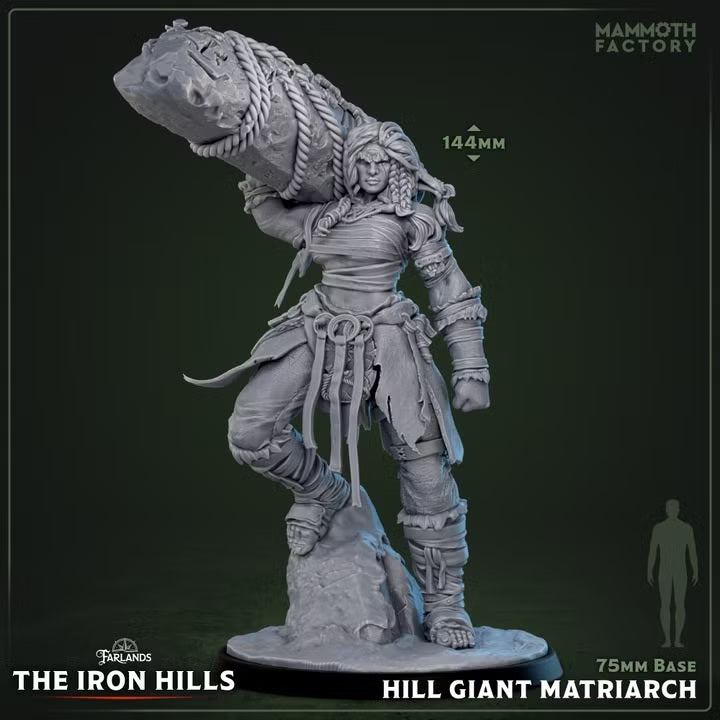 Hill Giant Matriarch — The Iron Hills — Mammoth Factory Games
