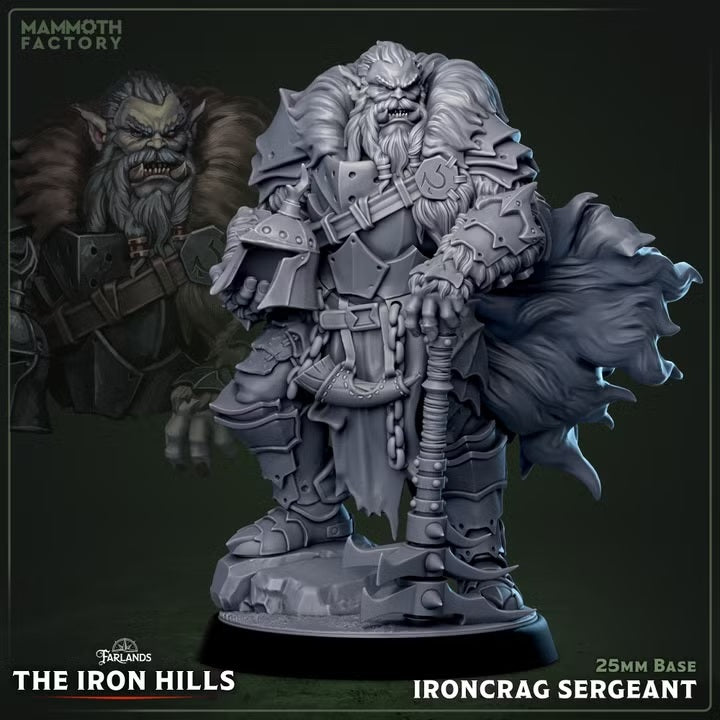 Ironcrag Sergeant — The Iron Hills — Mammoth Factory Games