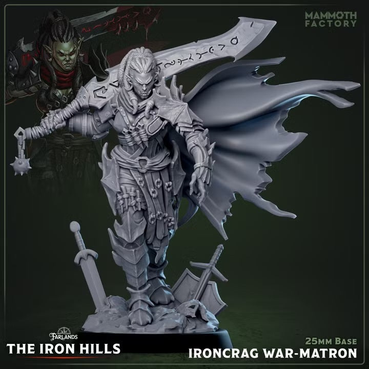 Ironcrag War Matron — The Iron Hills — Mammoth Factory Games