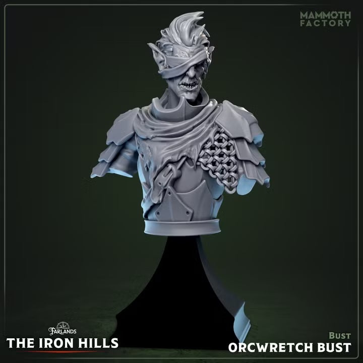 Orc Wretch Bust — The Iron Hills — Mammoth Factory Games