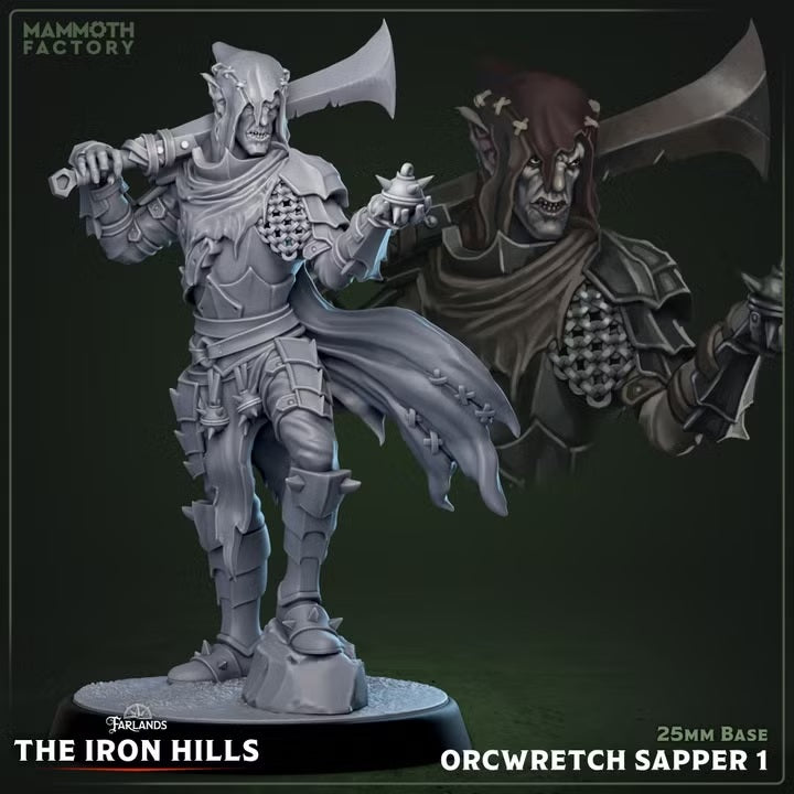 Orc Wretch Sappers — The Iron Hills — Mammoth Factory Games