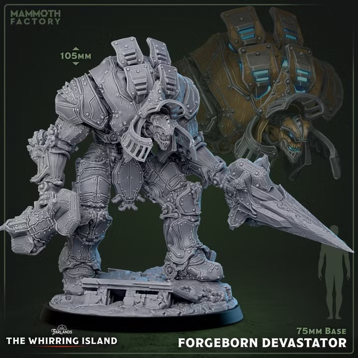 Forgeborn Devastator — The Whirring Island — Mammoth Factory Games