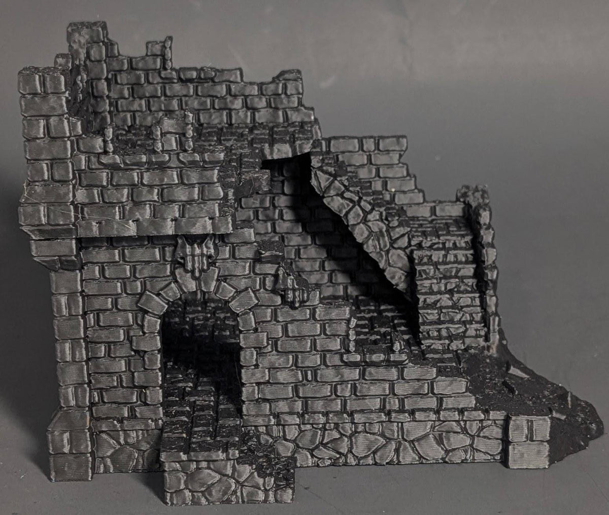 Ruined Medieval Building Terrain – 28mm Fantasy Wargaming & DnD Scenery