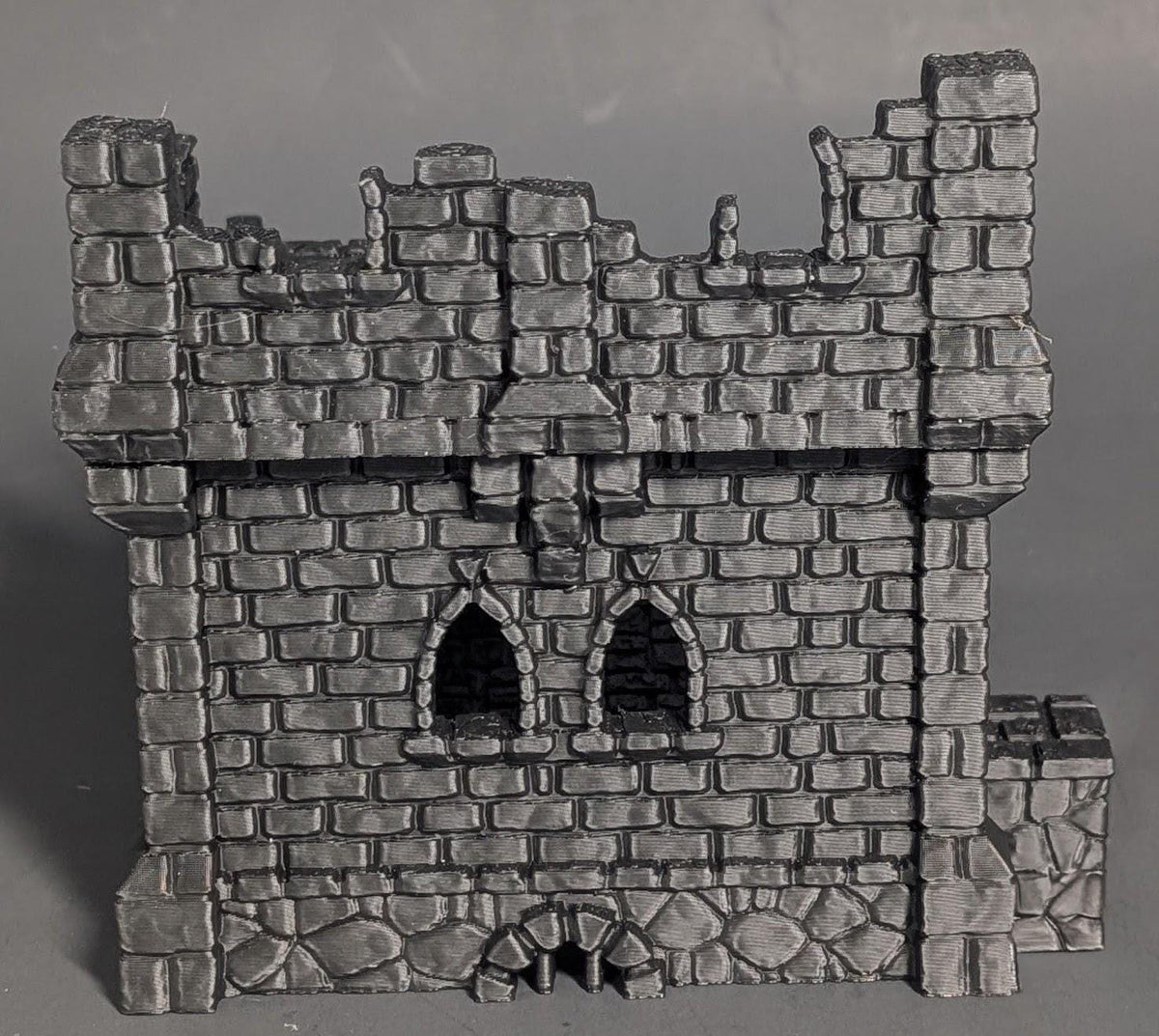 Ruined Medieval Building Terrain – 28mm Fantasy Wargaming & DnD Scenery