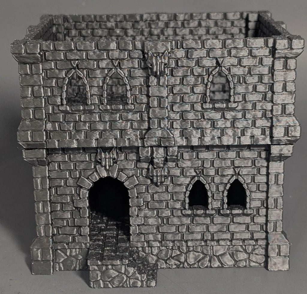 Ruined Medieval Building Terrain – 28mm Fantasy Wargaming & DnD Scenery