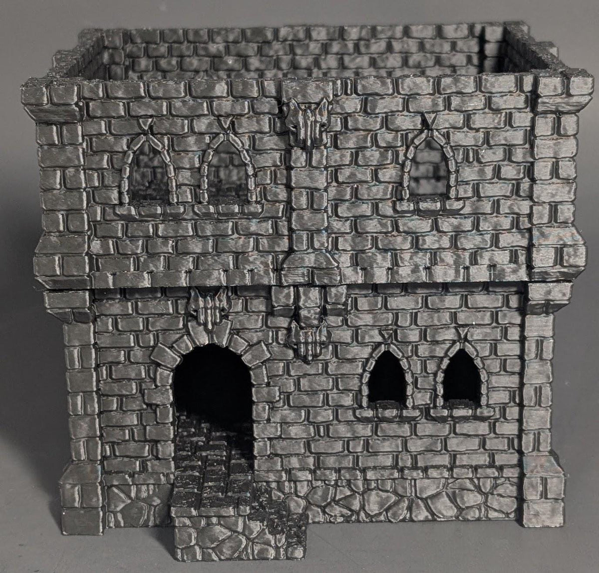 Ruined Medieval Building Terrain – 28mm Fantasy Wargaming & DnD Scenery