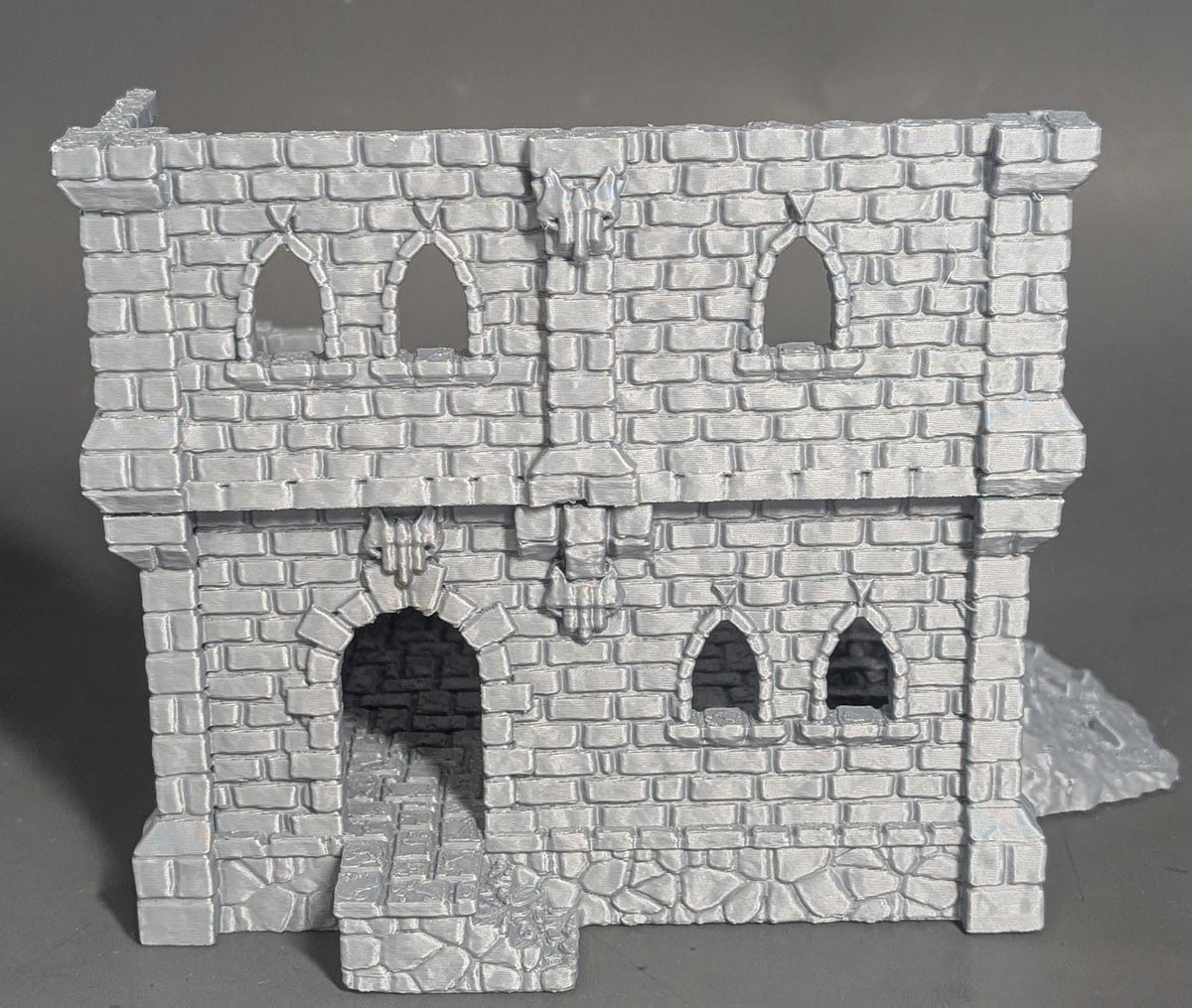 Ruined Medieval Building Terrain – 28mm Fantasy Wargaming & DnD Scenery