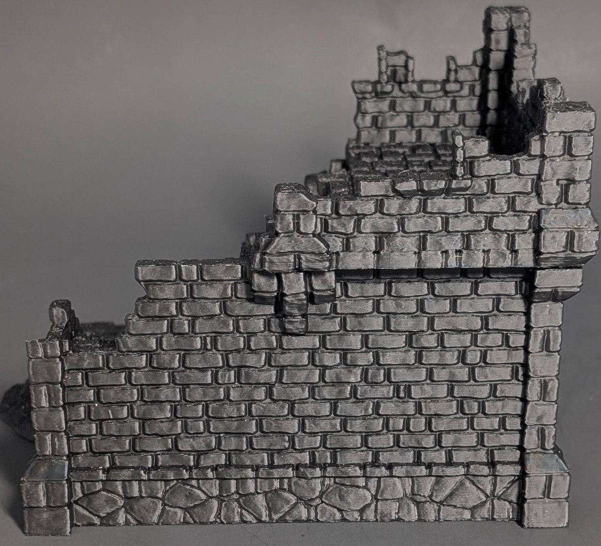 Ruined Medieval Building Terrain – 28mm Fantasy Wargaming & DnD Scenery