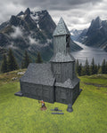 Hrimstead Church – 3D Printed Village Terrain for Fantasy RPGs, Modern Apocalypse & Tabletop Wargaming