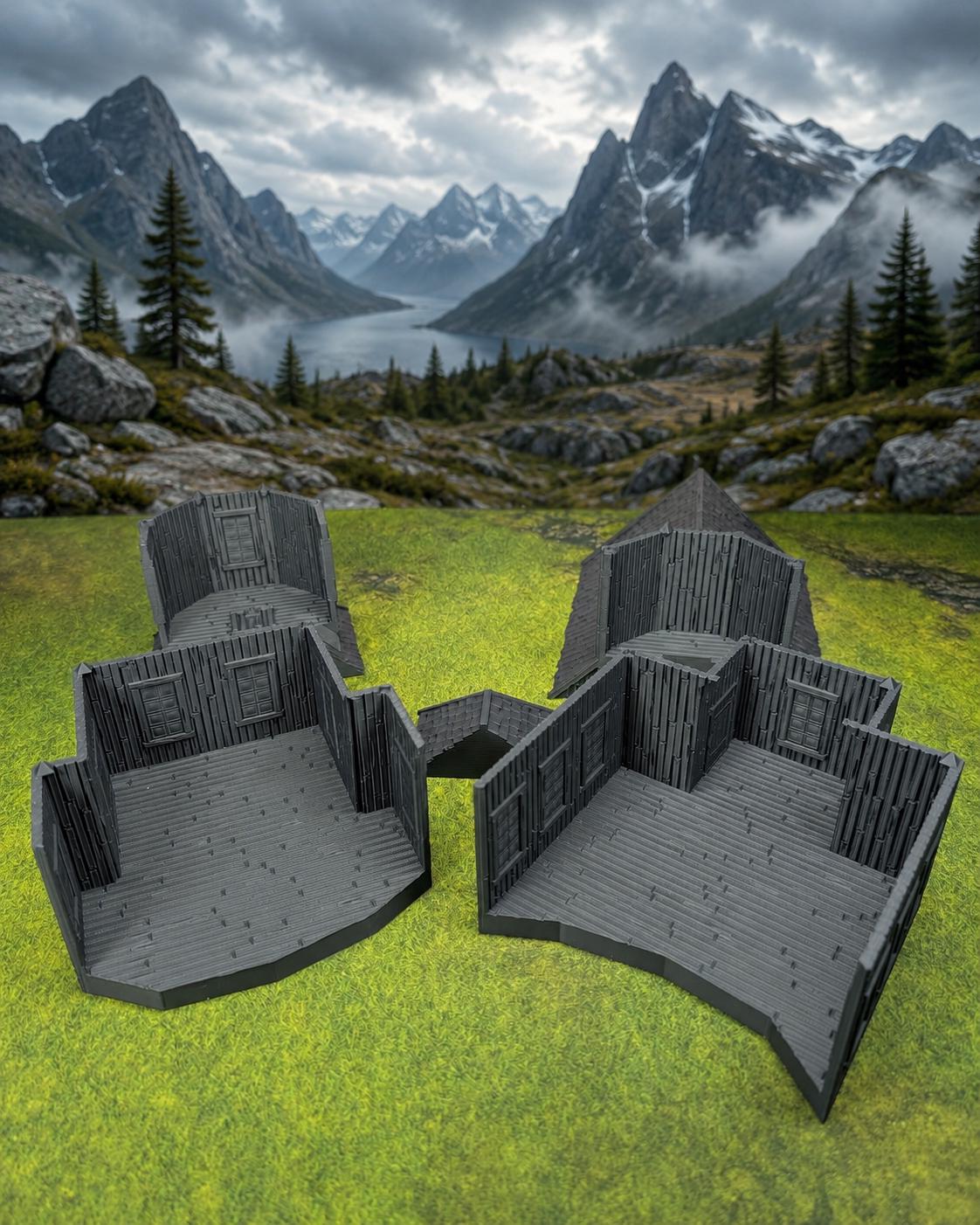 Hrimstead Church – 3D Printed Village Terrain for Fantasy RPGs, Modern Apocalypse & Tabletop Wargaming