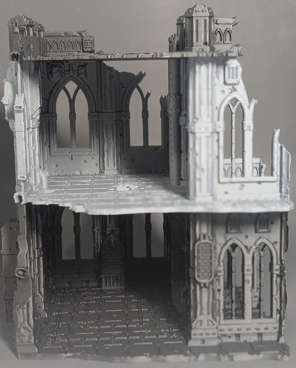 Gothic Ruin Terrain – 28mm Fantasy Ruined Building for DnD, Pathfinder & Tabletop Wargaming