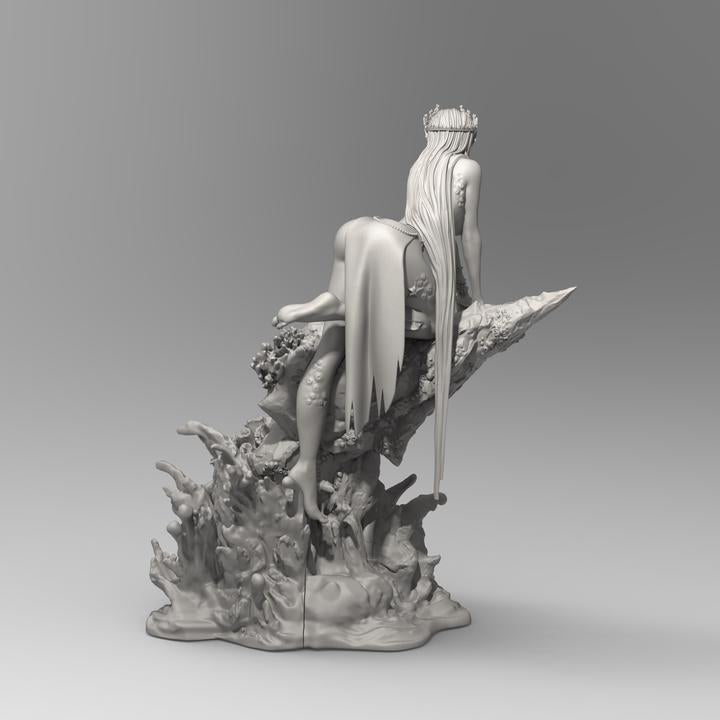 Fantasy Nymph Miniature | Galviccia Virelle | 32mm Resin Dryad Fey Druid | Female RPG Miniature