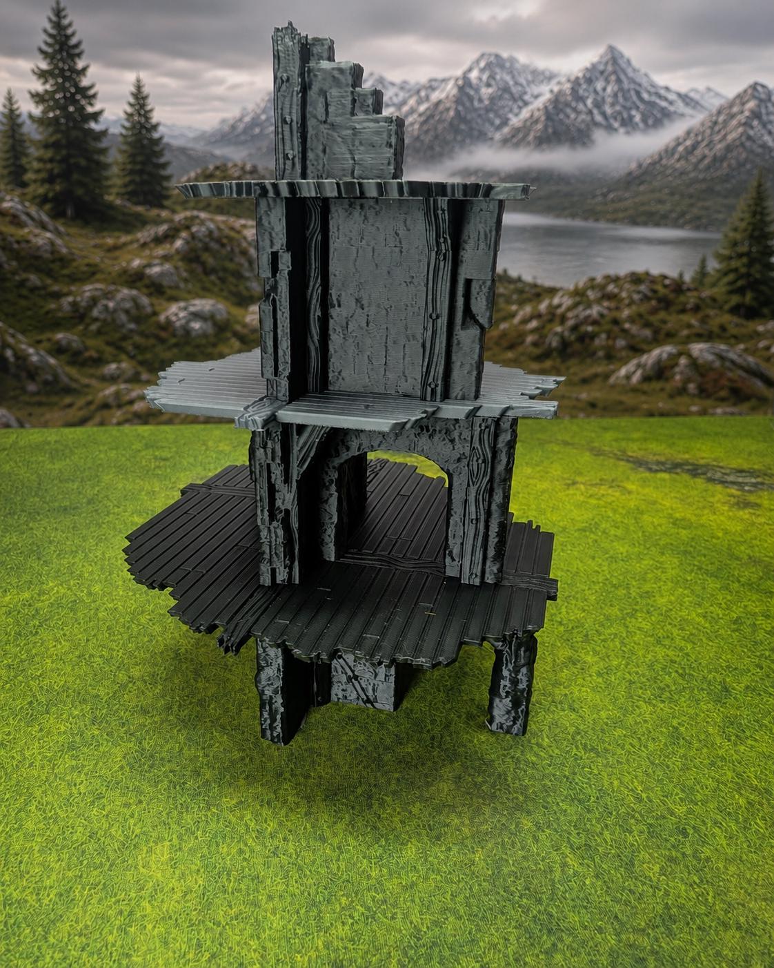 29-Piece Fantasy Ruins Terrain Set | 28mm Modular Wargaming Scenery | Arcanverde Skirmish Set