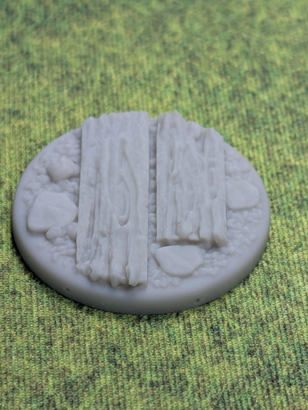 Asgard Rising Wooden Ruins Miniature Bases Set | Tabletop Scenery, Resin Terrain (Choose Size)