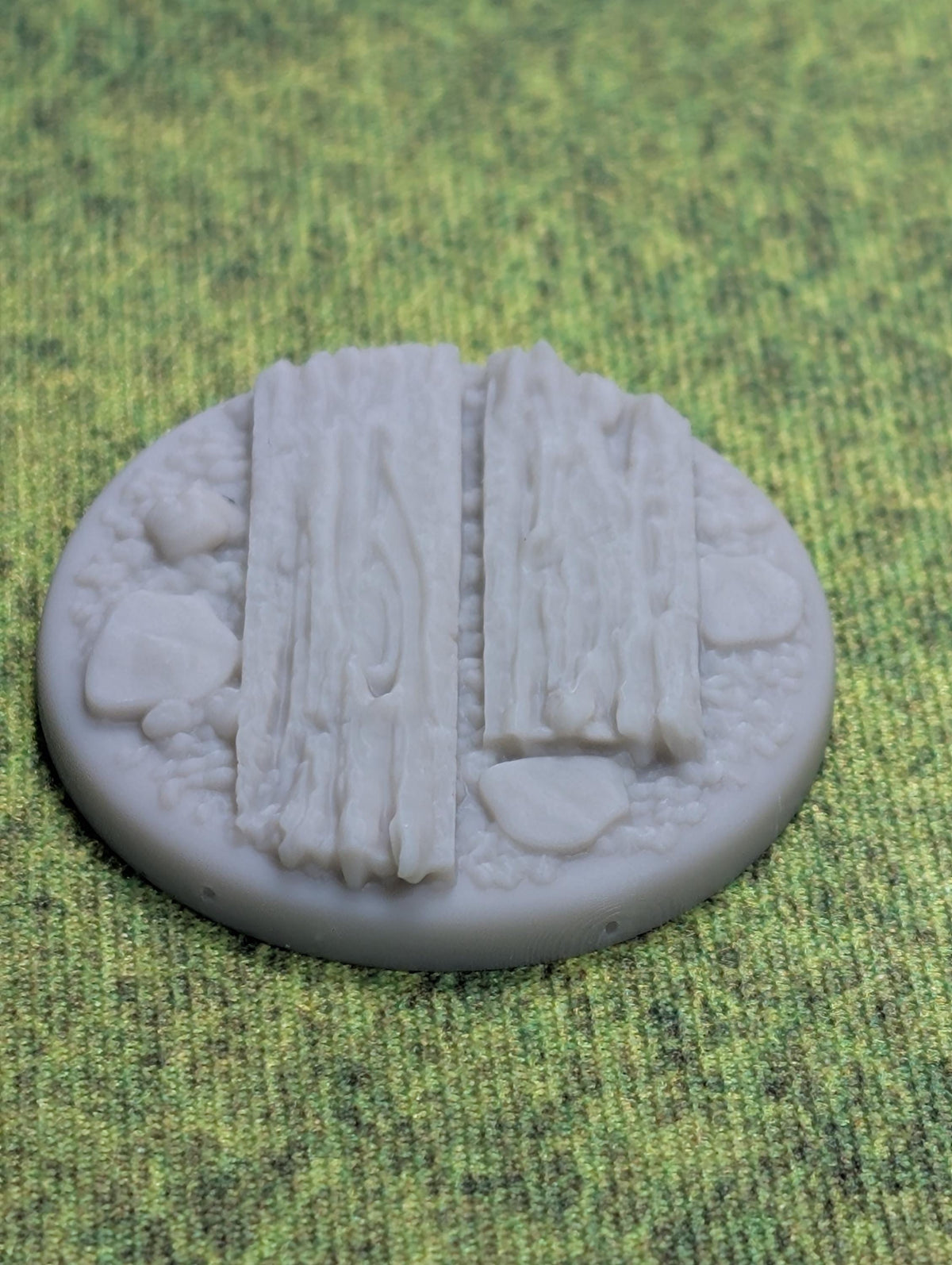 Asgard Rising Wooden Ruins Miniature Bases Set | Tabletop Scenery, Resin Terrain (Choose Size)