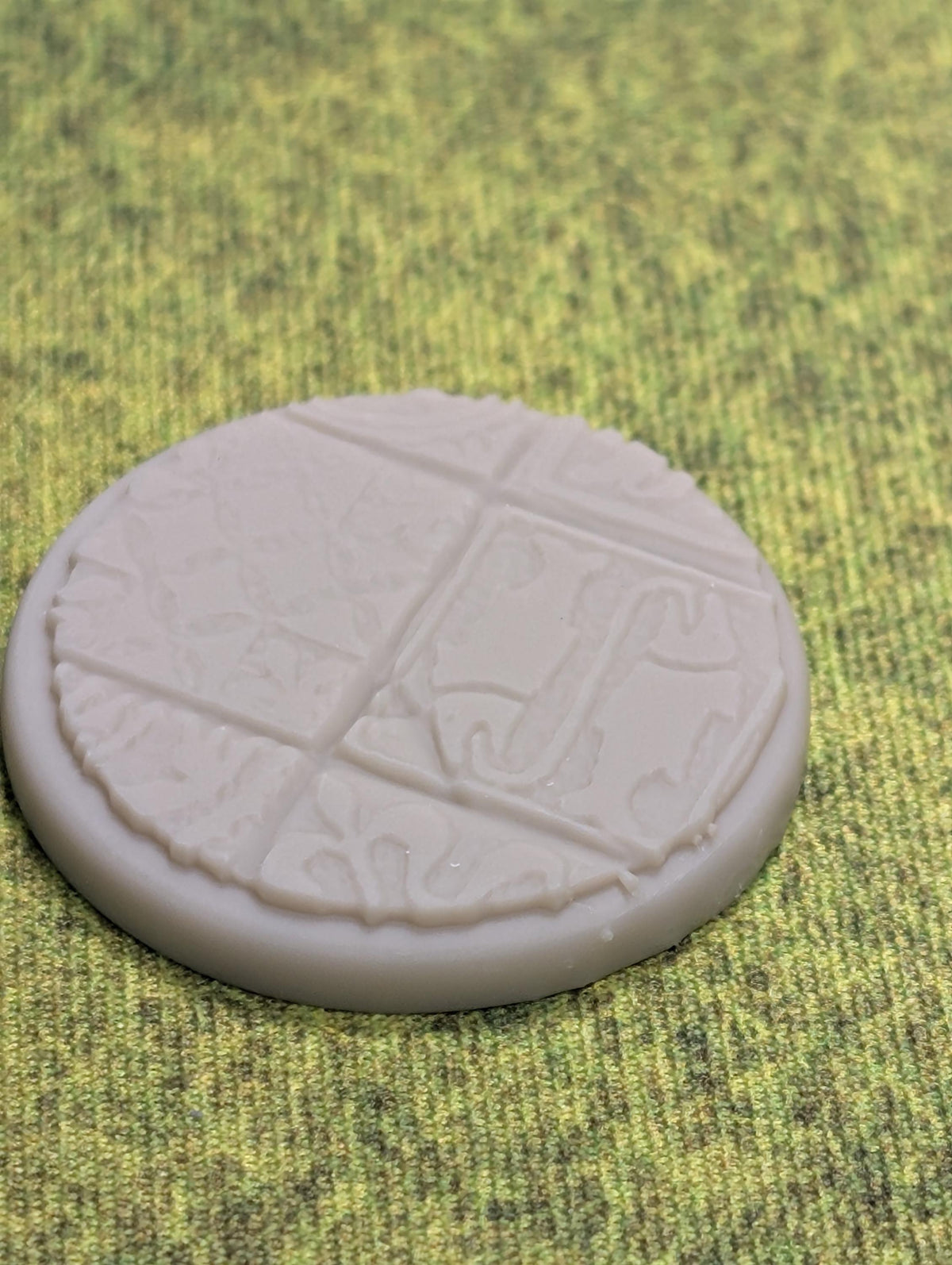Asgard Rising Miniature Bases | Ornate Carved Tile Patterns (Unpainted Resin)
