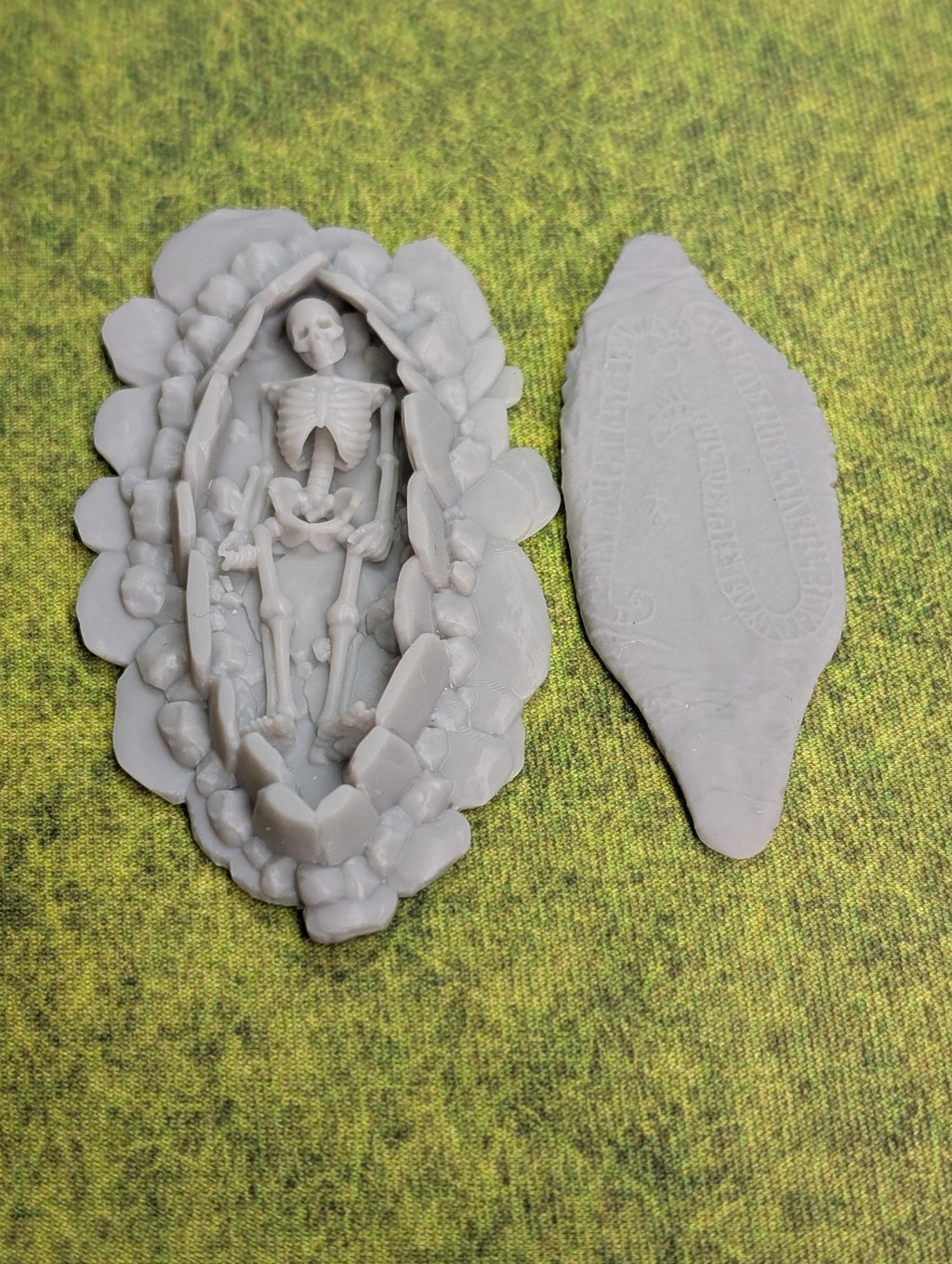28mm Ancient Graves Resin Terrain | Choose 1 Grave or 4-Piece Set | Fantasy Cemetery Scatter | Asgard Rising