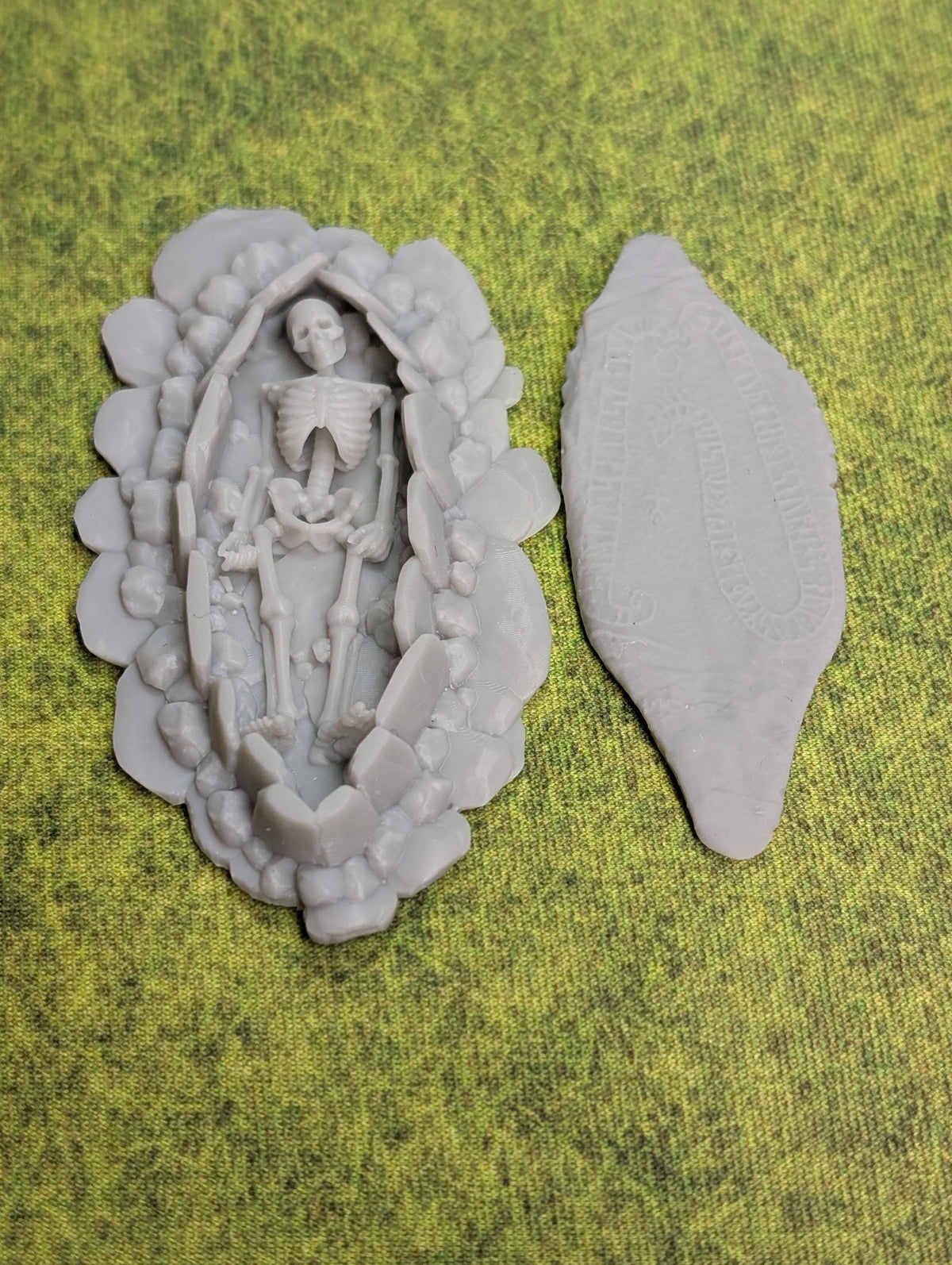 28mm Ancient Graves Resin Terrain | Choose 1 Grave or 4-Piece Set | Fantasy Cemetery Scatter | Asgard Rising