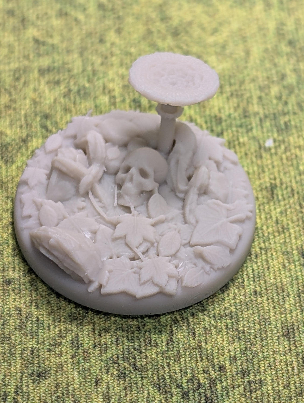 Asgard Rising Forest Miniature Bases | Woodland Theme, Skulls, Mushrooms (25-32mm)