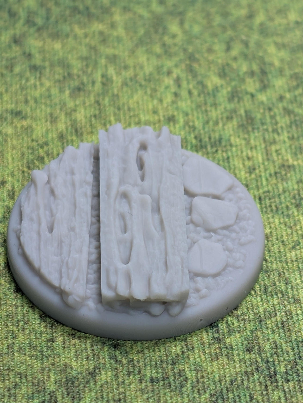 Asgard Rising Wooden Ruins Miniature Bases Set | Tabletop Scenery, Resin Terrain (Choose Size)