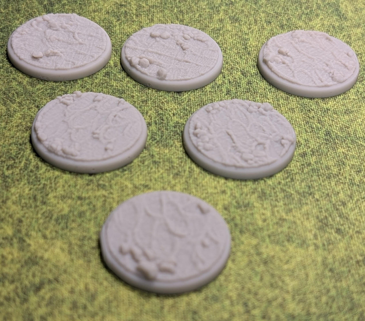 Asgard Rising Scenic Mud Miniature Bases | Detailed Resin Terrain (25-32mm)