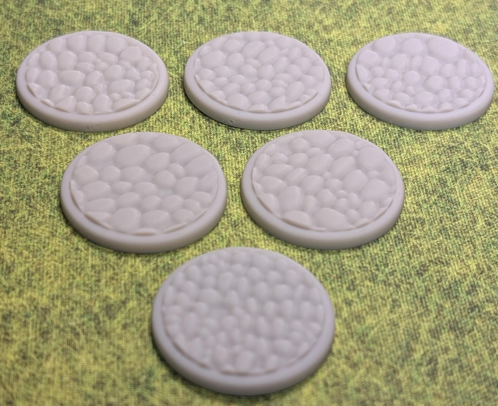 Asgard Rising Scenic Cobblestone Pavement Miniature Bases | Unpainted Resin (25-32mm)