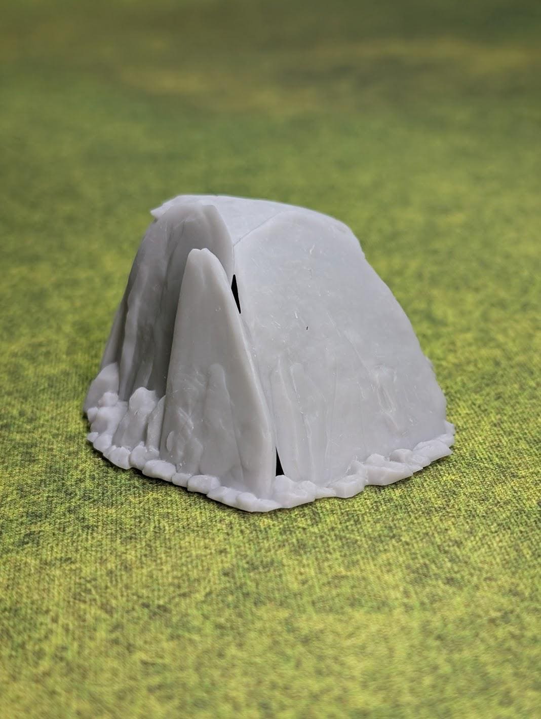 Undead Stone Burial Ruins Terrain Set with Tomb Entrance, Runestones, and Skull Piles