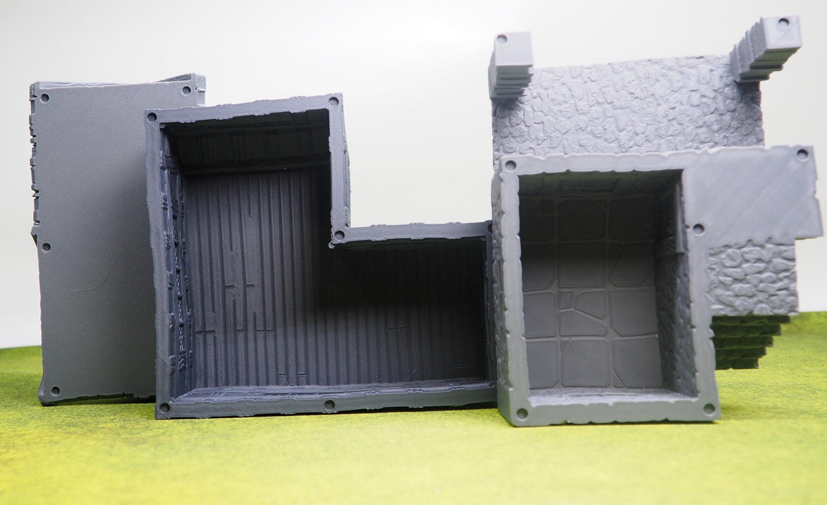 Ulvheim Medieval Timbered House Terrain for 28mm Wargaming  Fantasy Village Building DnD RPG Scenery