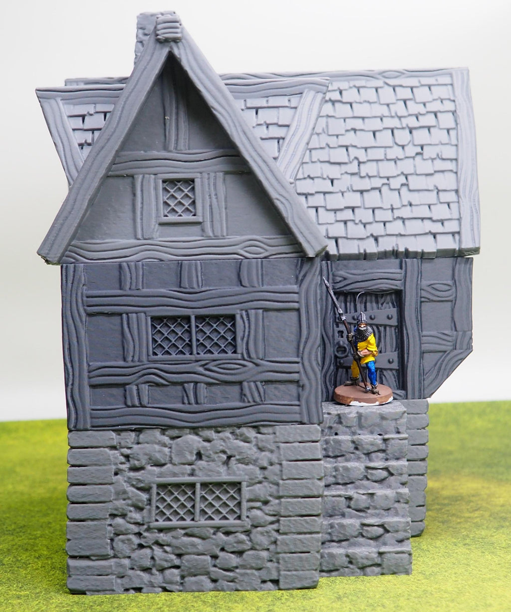 Ulvheim Medieval Timbered House Terrain for 28mm Wargaming  Fantasy Village Building DnD RPG Scenery