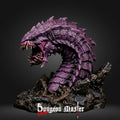 Purple Worm Miniature | The Deep Maw Epic Boss Monster (160mm Base)