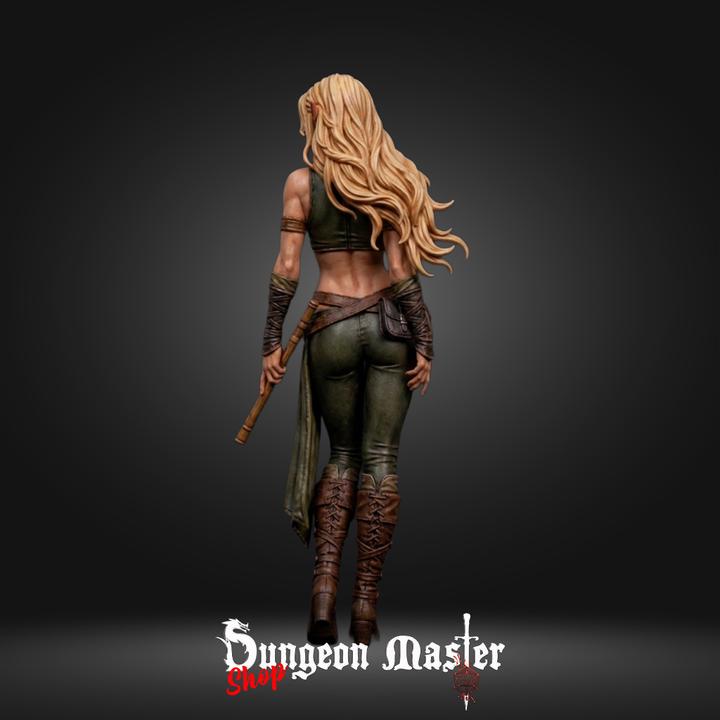 Elf Bard Miniature | The Wandering Melody | 32mm Resin DnD Mini, Fantasy RPG