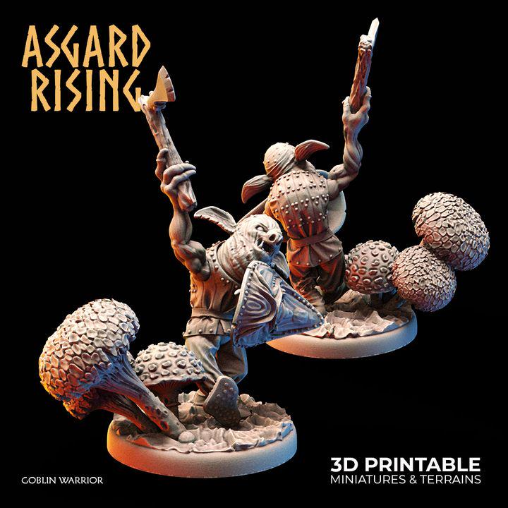 Modular Goblin Warriors Set | 28mm Resin DnD Miniatures | Fantasy RPG Figures
