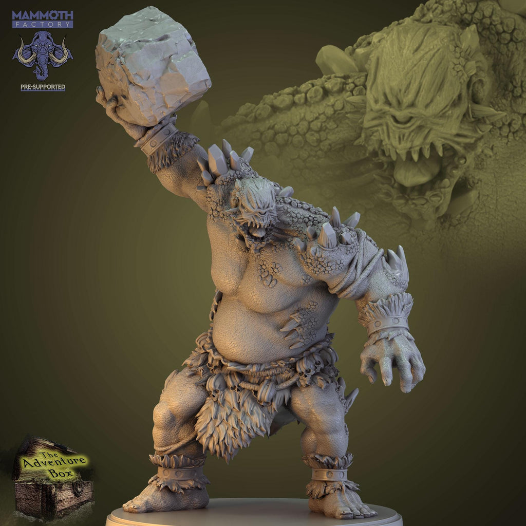 Thunderpeak Cyclops Miniature | 75mm Resin DnD Monster | Giant Fantasy RPG Figure | Mammoth Factory