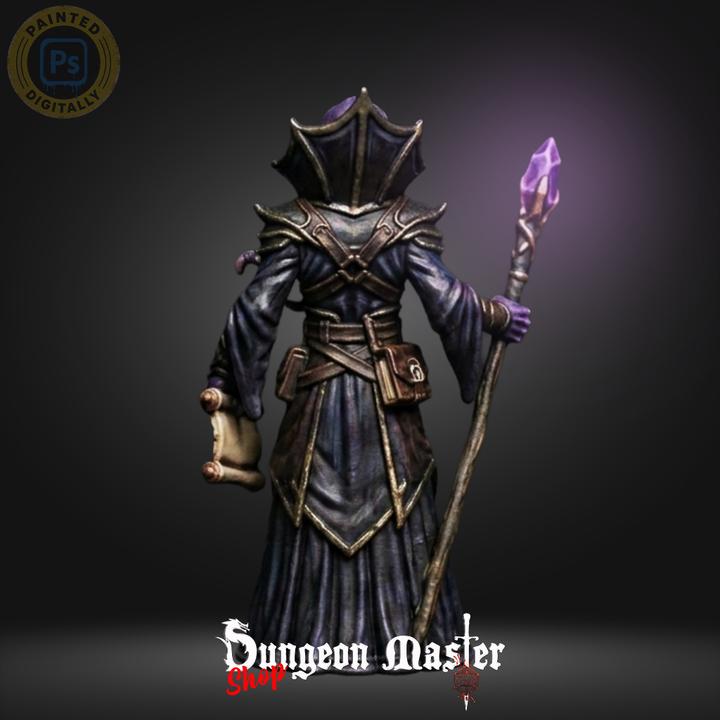 Mind Flayer Miniature | Master of Forbidden Thoughts | 32mm Resin DnD RPG Mini