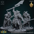 Shadowvale Guardian Warband Set | 3 Resin Miniatures | Beastmen Warriors (50mm Bases)