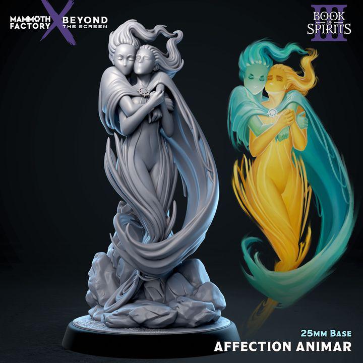 Affection Animar Miniature | 25mm Base Resin Spirit Guardian (Book of Spirits)