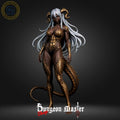 Dragon Queen Miniature | Lady Gilded Scales | 32mm Resin DnD RPG Figure