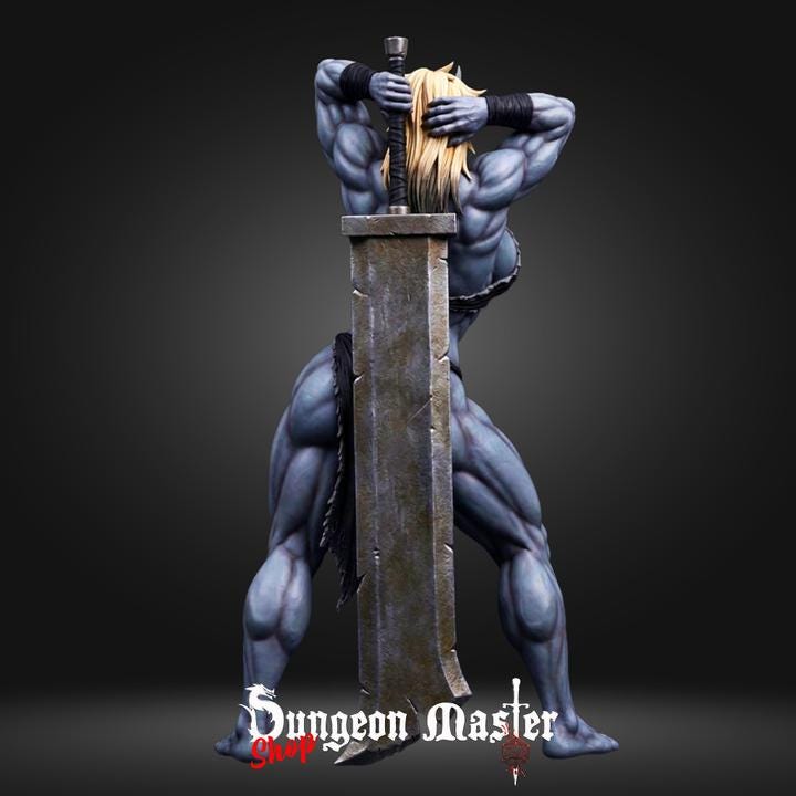 Oni Juggernaut Miniature | The Muscle Mountain | 32mm Resin DnD Monster | Fantasy RPG Figure | Oni Demon