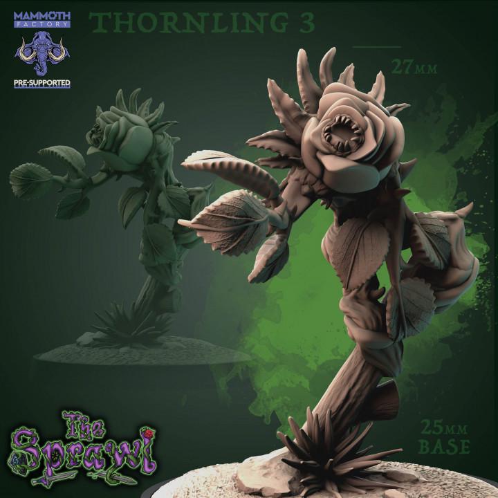 Thornling Plant Monster Miniature | 25mm Resin Forest Creature | Fantasy RPG DnD Monster